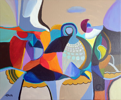 Table des couleurs di Philippe Abril, Pittura in vendita su Singulart