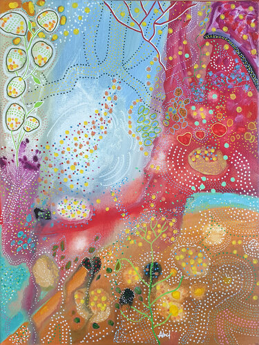 Où naissent les couleurs von Philippe Abril, Malerei kaufen auf Singulart