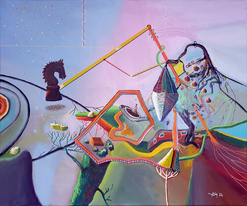 Cavalier di Philippe Abril, Pittura in vendita su Singulart