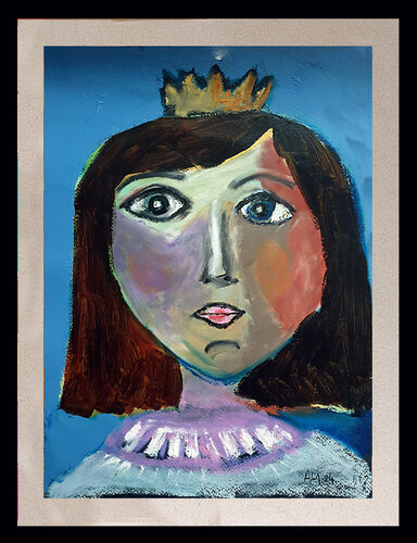 Princesse Christina di Philippe Abril, Pittura in vendita su Singulart