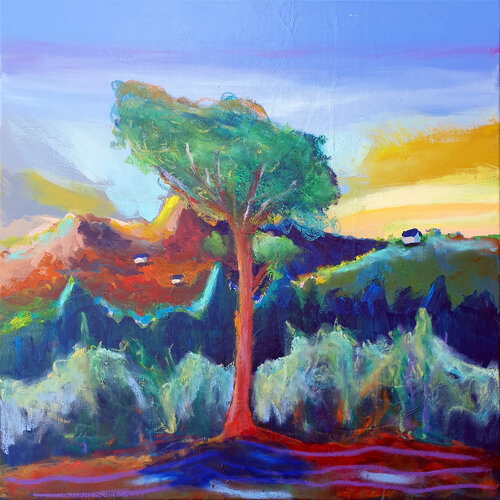 Drôme des collines No III van Philippe Abril, Schilderij te koop op Singulart