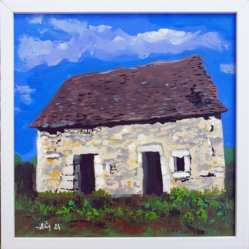 Maison numéro 1 by Philippe Abril, Painting for Sale on Singulart