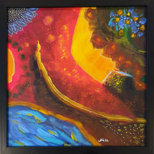 Parfum de mystère di Philippe Abril, Pittura in vendita su Singulart