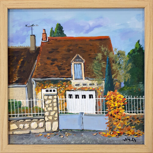 Le garage by Philippe Abril, Painting for Sale on Singulart