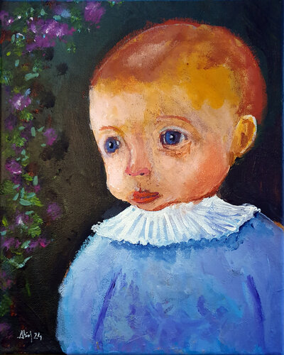 Bébé di Philippe Abril, Pittura in vendita su Singulart