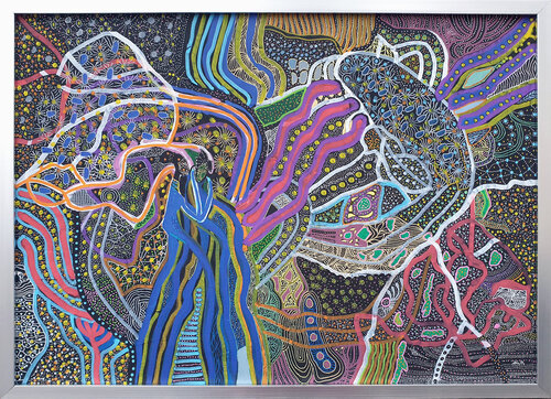 Hypnotiques danseurs di Philippe Abril, Pittura in vendita su Singulart