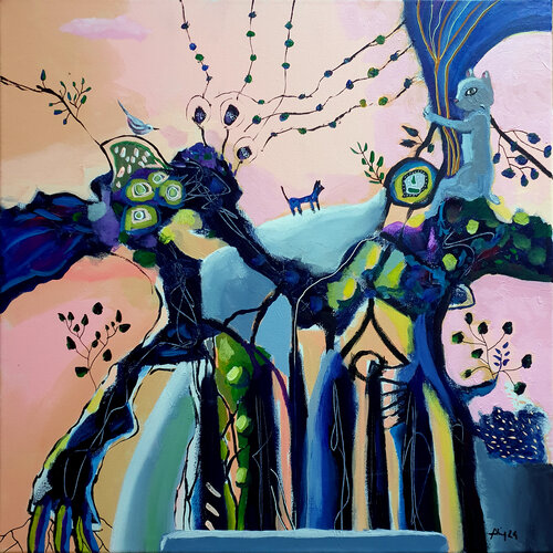 Liaisons by Philippe Abril, Painting for Sale on Singulart