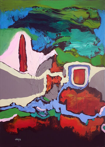 Paysage abstrait von Philippe Abril, Malerei kaufen auf Singulart