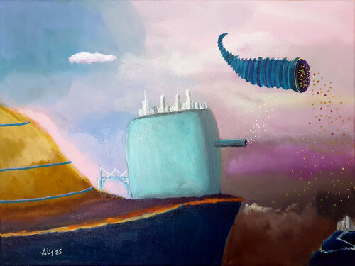 Abondance dans un rêve de Philippe Abril, Pintura a la venta en Singulart