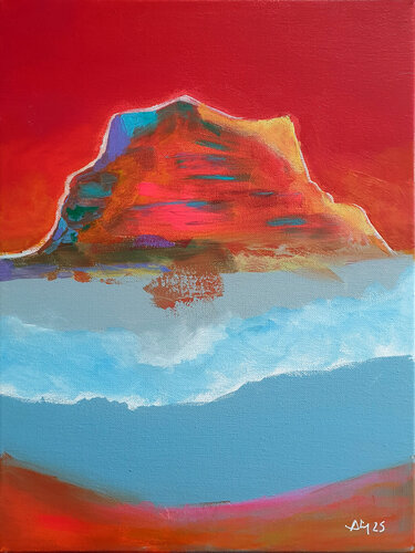 Rocher No IV di Philippe Abril, Pittura in vendita su Singulart