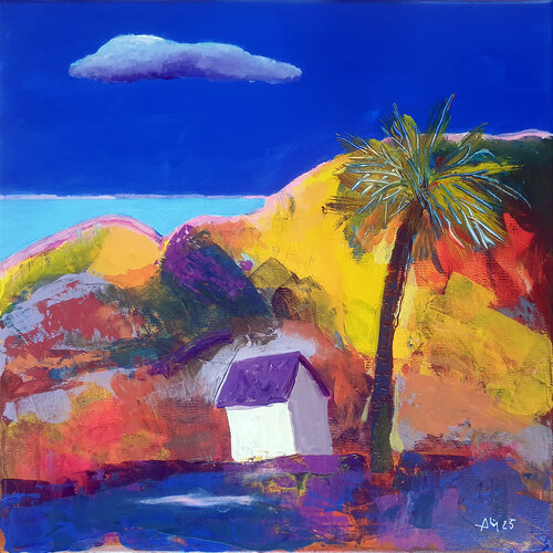 Palmier di Philippe Abril, Pittura in vendita su Singulart