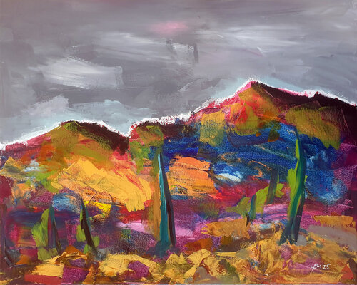 Automne au bois von Philippe Abril, Malerei kaufen auf Singulart