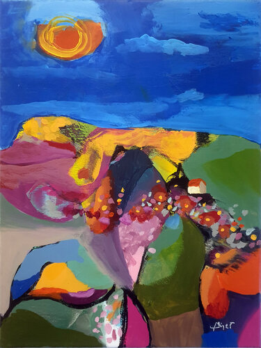 Soleil di Philippe Abril, Pittura in vendita su Singulart