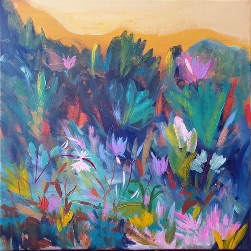Fleurs des forêts von Philippe Abril, Malerei kaufen auf Singulart