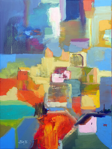 Bleu Mareuil di Philippe Abril, Pittura in vendita su Singulart