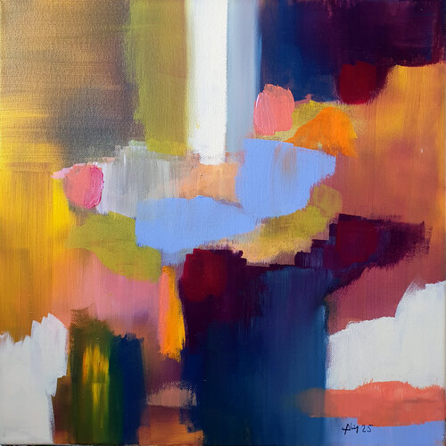 Abstrait fleuri van Philippe Abril, Schilderij te koop op Singulart