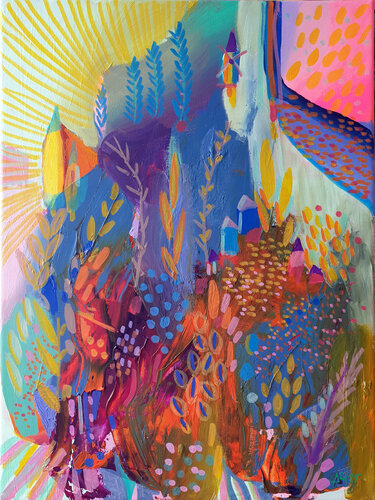Moulin naïf par Philippe Abril, Peinture en vente sur Singulart