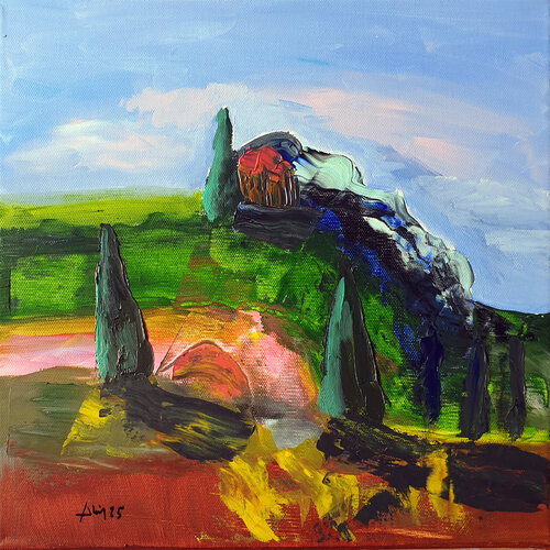 Cabane Frigoule di Philippe Abril, Pittura in vendita su Singulart