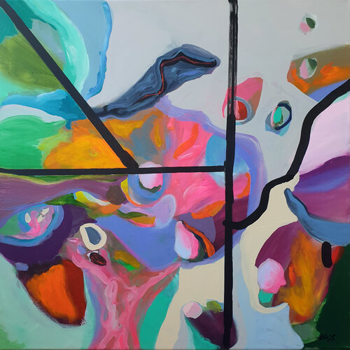 Alinéaire par Philippe Abril, Peinture en vente sur Singulart