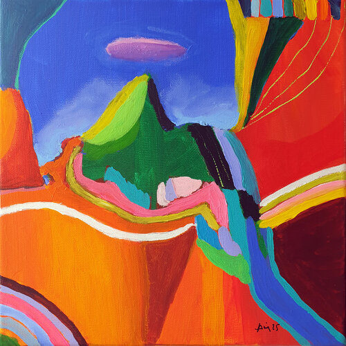 Théâtre paysage No I di Philippe Abril, Pittura in vendita su Singulart