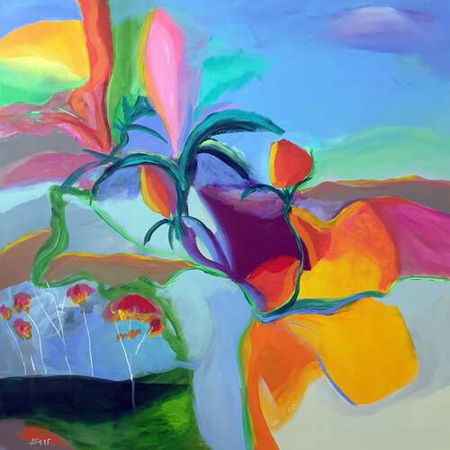 Ikebana II di Philippe Abril, Pittura in vendita su Singulart