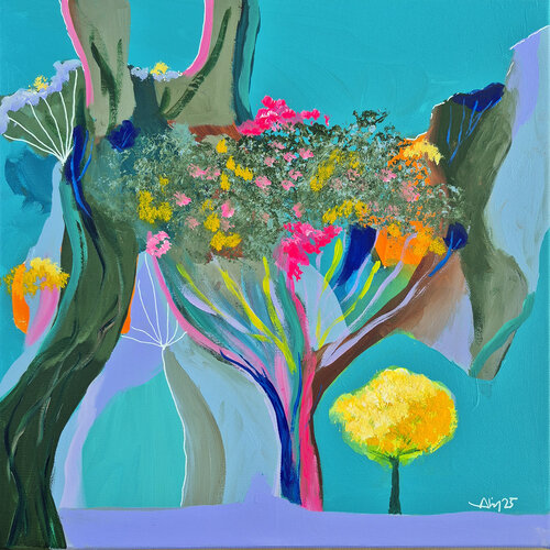 Jardin turquoise von Philippe Abril, Malerei kaufen auf Singulart