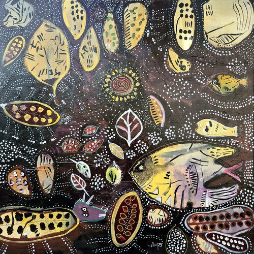 Créatures en tout lieu van Philippe Abril, Schilderij te koop op Singulart