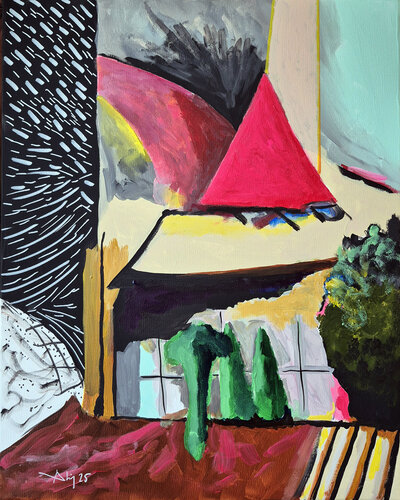 Église Sainte-Anne de Nohant di Philippe Abril, Pittura in vendita su Singulart