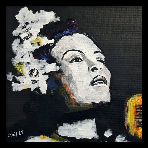 Ella Fitzgerald par Philippe Abril, Peinture en vente sur Singulart