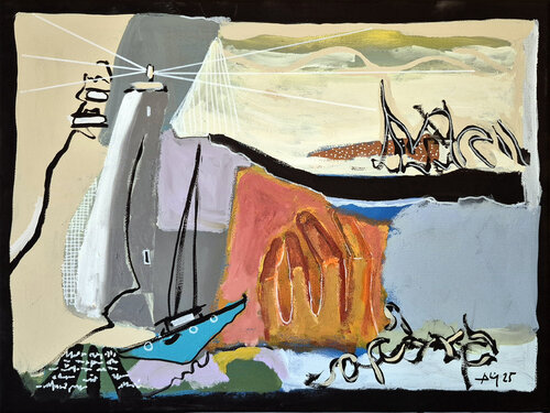 Phare par Philippe Abril, Peinture en vente sur Singulart