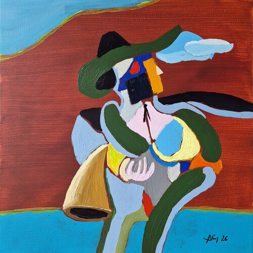 Cowboy de l'amour di Philippe Abril, Pittura in vendita su Singulart
