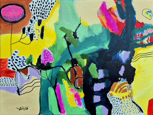Jardin di Philippe Abril, Pittura in vendita su Singulart