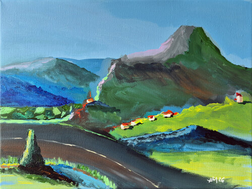Route di Philippe Abril, Pittura in vendita su Singulart