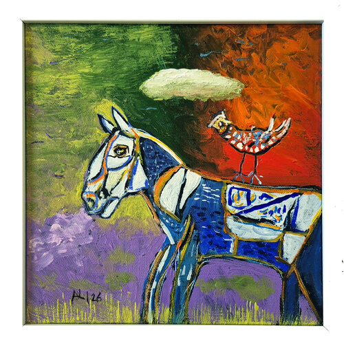 L'âne de Bridget Cronnin par Philippe Abril, Peinture en vente sur Singulart