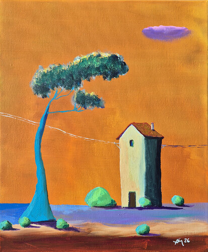 Tour d'ivoire par Philippe Abril, Peinture en vente sur Singulart