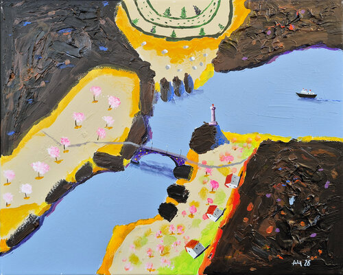 Cerisiers en fleurs Philippe Abril