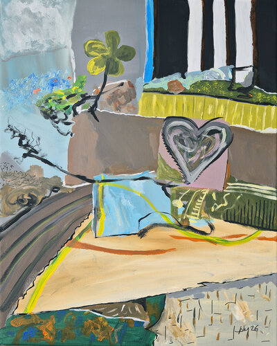 Coeur, coeur, coeur di Philippe Abril, Pittura in vendita su Singulart
