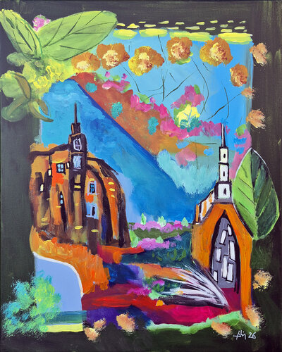 Itinéraire bis by Philippe Abril, Painting for Sale on Singulart