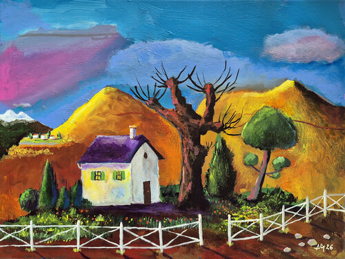 Refuge numéro VI van Philippe Abril, Schilderij te koop op Singulart