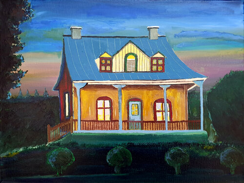 Maison forestière de Philippe Abril, Pintura a la venta en Singulart