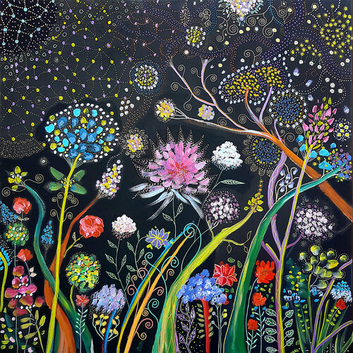 Astrologia botanica par Philippe Abril, Peinture en vente sur Singulart