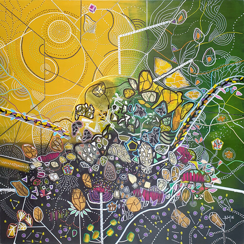 Calendrier perpétuel par Philippe Abril, Peinture en vente sur Singulart