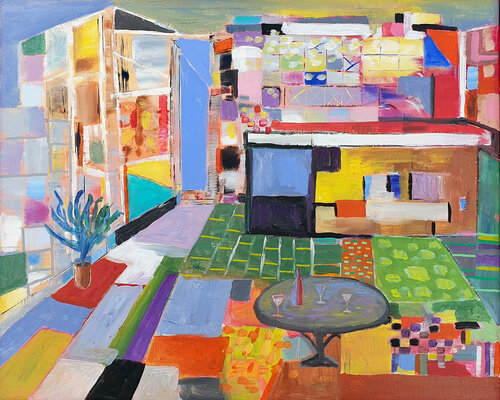 Moderne appartement di Philippe Abril, Pittura in vendita su Singulart