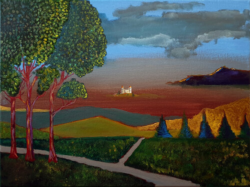 Switzerland par Philippe Abril, Peinture en vente sur Singulart