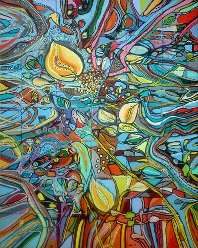 Fleurs du trois septembre di Philippe Abril, Pittura in vendita su Singulart