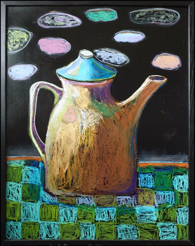 La cafetière van Philippe Abril, Schilderij te koop op Singulart