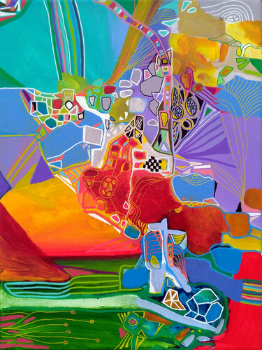 Air libre par Philippe Abril, Peinture en vente sur Singulart