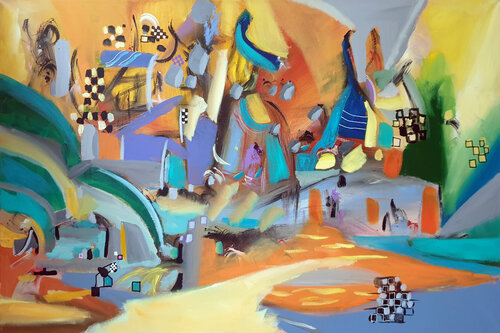 Coïmbre di Philippe Abril, Pittura in vendita su Singulart