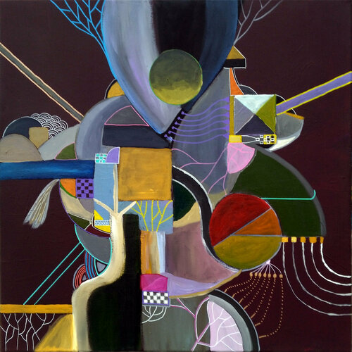 Intelligence artificielle di Philippe Abril, Pittura in vendita su Singulart