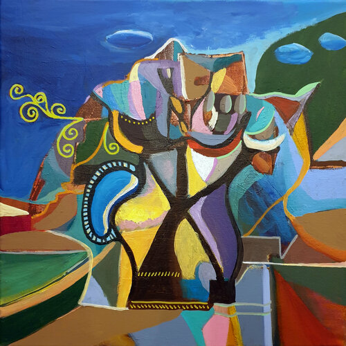 Nature morte au pichet von Philippe Abril, Malerei kaufen auf Singulart